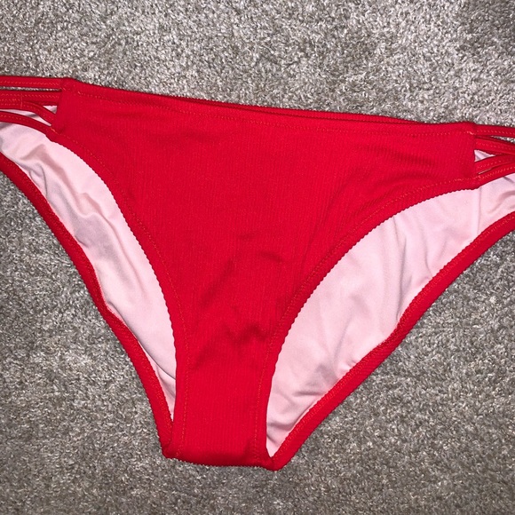 BRAND NWT Shade & Shore Red Bikini Bottoms sz XL - Picture 4 of 10